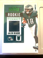 Jalen Reagor 2020 Contenders #RSV-JRE Emerald Paralell Photo Variation Rookie...