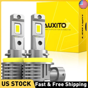 AUXITO H11 LED Kit phares Ampoule de faisceau bas Canbus Super Bright 6500K blanc 120W