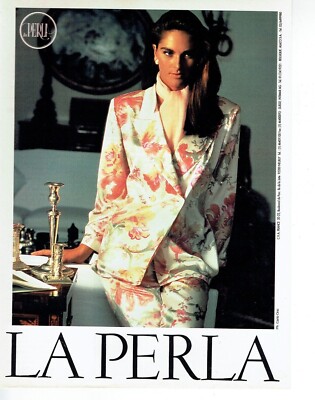  Werbung Advertising 0722 1991 La Perla Schlafanzug Unterwäsche Nachtwäsche