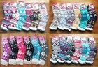 3 Pairs Women Thick Fluffy Non-slip Warm Soft Fur Winter Bed Socks Slipper 37-41