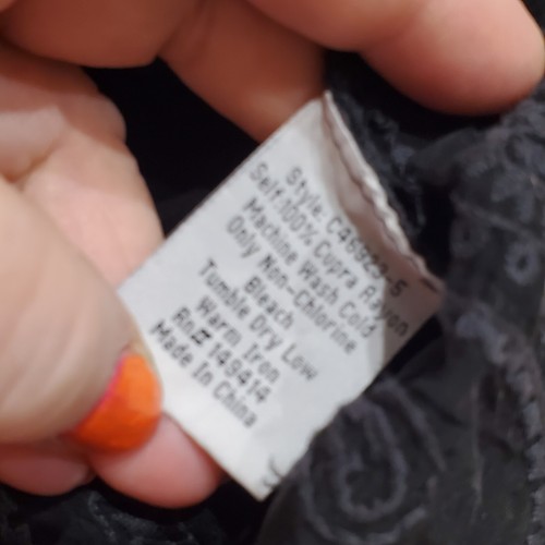 Johnny Was Star Danica Kimono Jacke schwarz bestickt Damen Medium NEU $ 388 - Bild 8 von 10