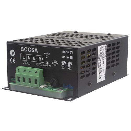 BCC6A-12/24V Lead-acid Battery Charger with Three-stage Intelligent Control Mode - Picture 6 of 14