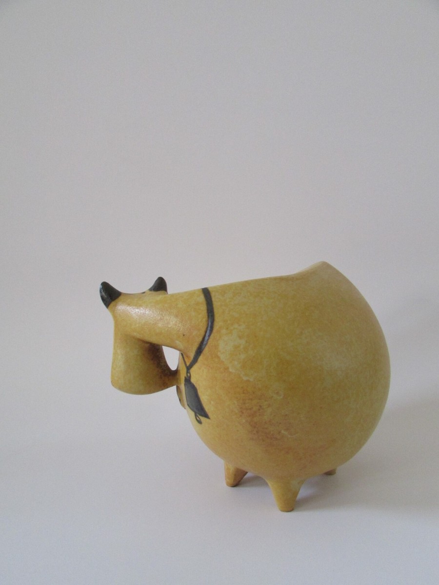 Lisa Larson Gustavsberg Sweden COW Stora Zoo Ceramic Figure 1970's