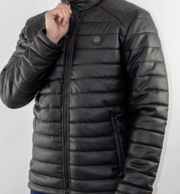 New Men's D-ROCK Designer Fashion Leather PU Jacket