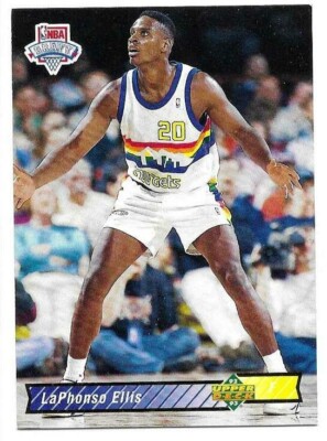 LAPHONSO ELLIS 1992-93 UPPER DECK ROOKIE NEAR MINT+ CONDITION