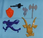 vintage heman HE-MAN MOTU PARTS WEAPONS LOT #167 Skeletor Mer-Man