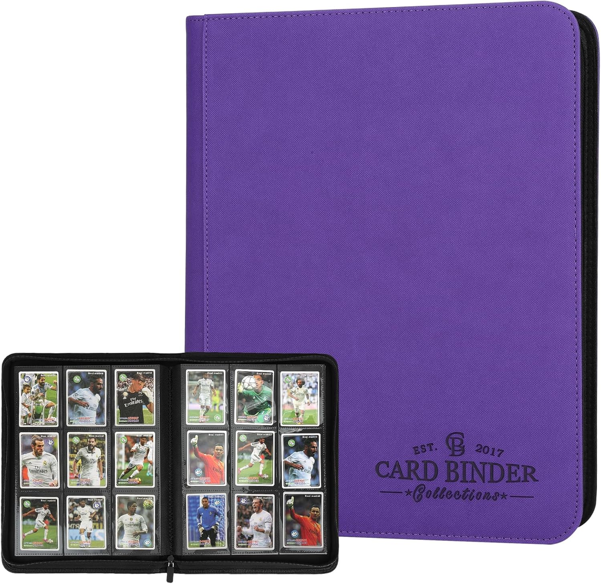 Trading Card Binder, Card Collection Binder Album Folder with 540 Side Loading P | eBay Trading Card Binder, Card Collection Binder Album Folder with 540 Side Loading P | eBay