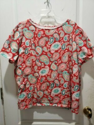 Coral Bay Blue Short Sleeve Blouse Size 2X (Plus) - 58% off | ThredUp