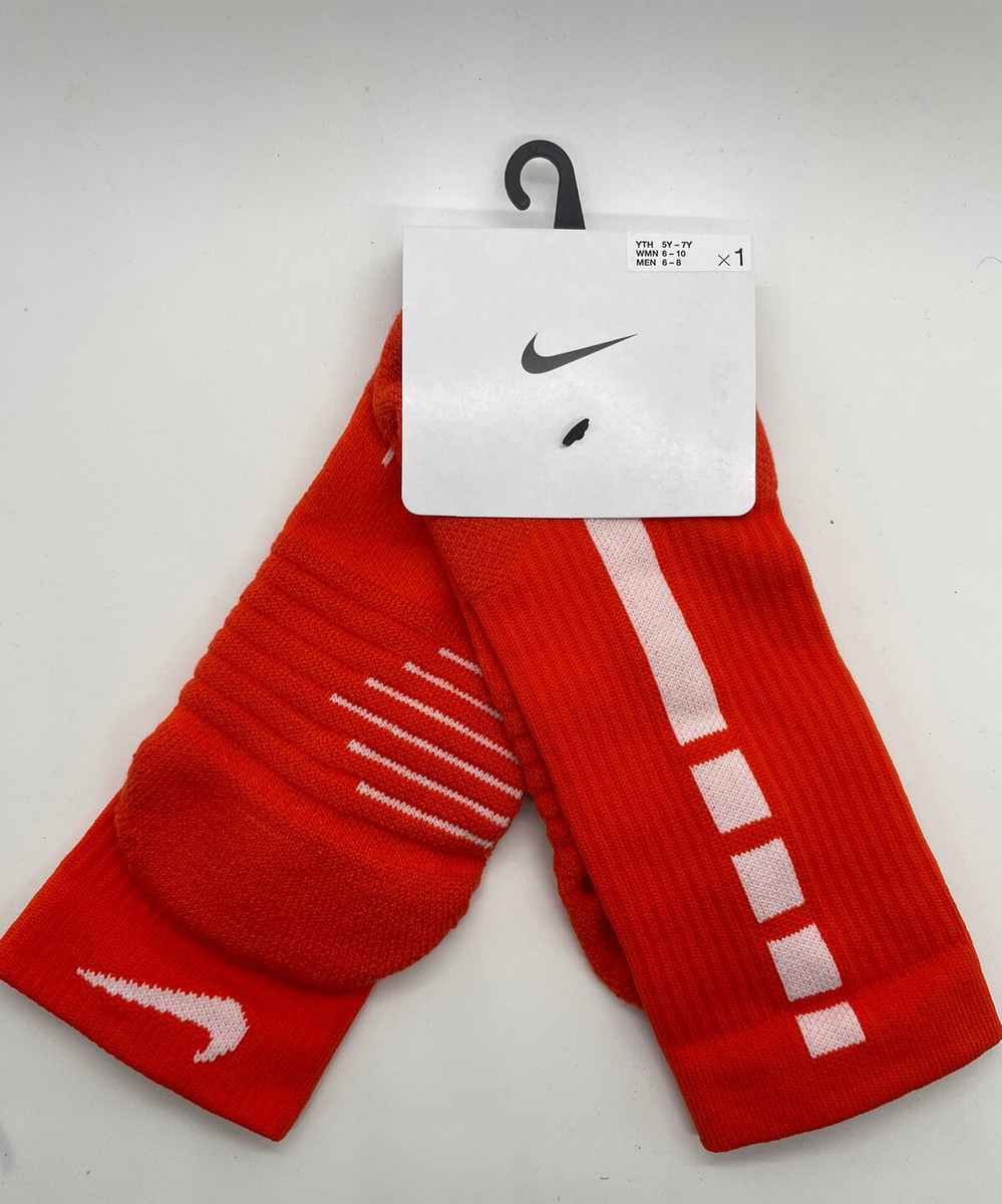 nike elite orange socks