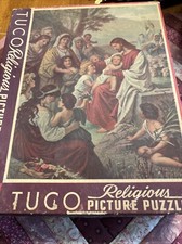 Vintage TUCO Picture Puzzle Christ Blessing Little Children