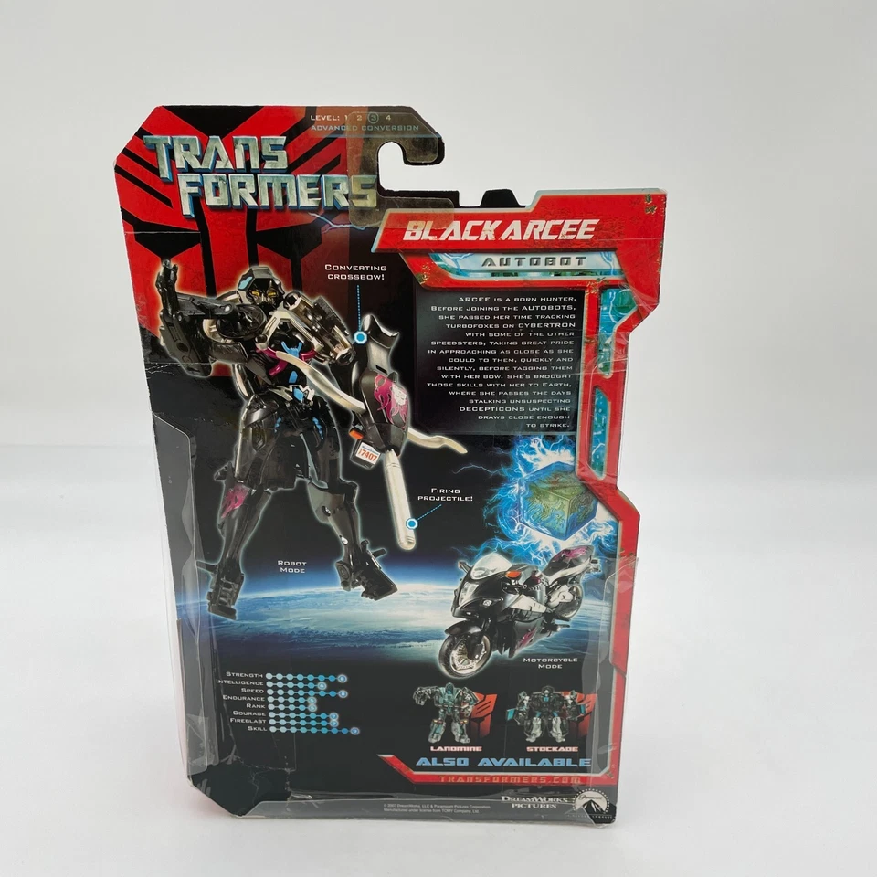 Transformers Movie Allspark Power MA-20 Black Arcee Figure Takara Tomy - Image 4 of 4