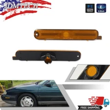 Amber Front Side Marker Lights Covers For 95-01 Chevy Lumina & 95-99 Monte Carlo
