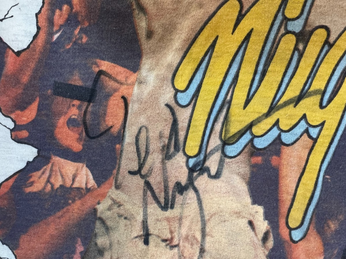 Ted Nugent 1981 Intensities Autograph USA Vintage Concert Tour T