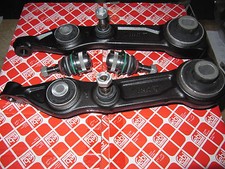 2x FEBI  Querlenker mit Traggelenk Mercedes E-Klasse W211 und CLS W219  vorne 