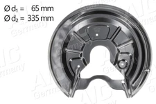 AIC 54848 splash panel, brake disc for Audi, Seat, Skoda, VW