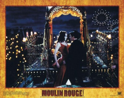 MOULIN ROUGE Original Lobby Card 2 Nicole Kidman Ewan McGregor Baz Luhrmann
