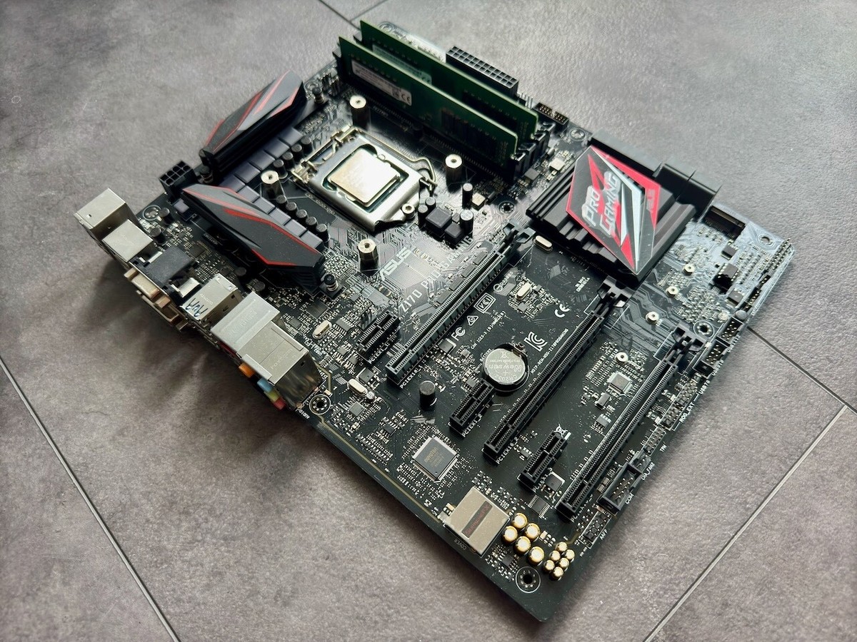 ASUS Z170 PRO GAMING LGA1151 W/ i5 6600k CPU + 32GB DDR4 RAM! | eBay