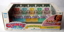 VERY RARE VINTAGE 1990 TYCO QUINTS ROCKING CHAIR FOR 5 SET NEW SEALED !
