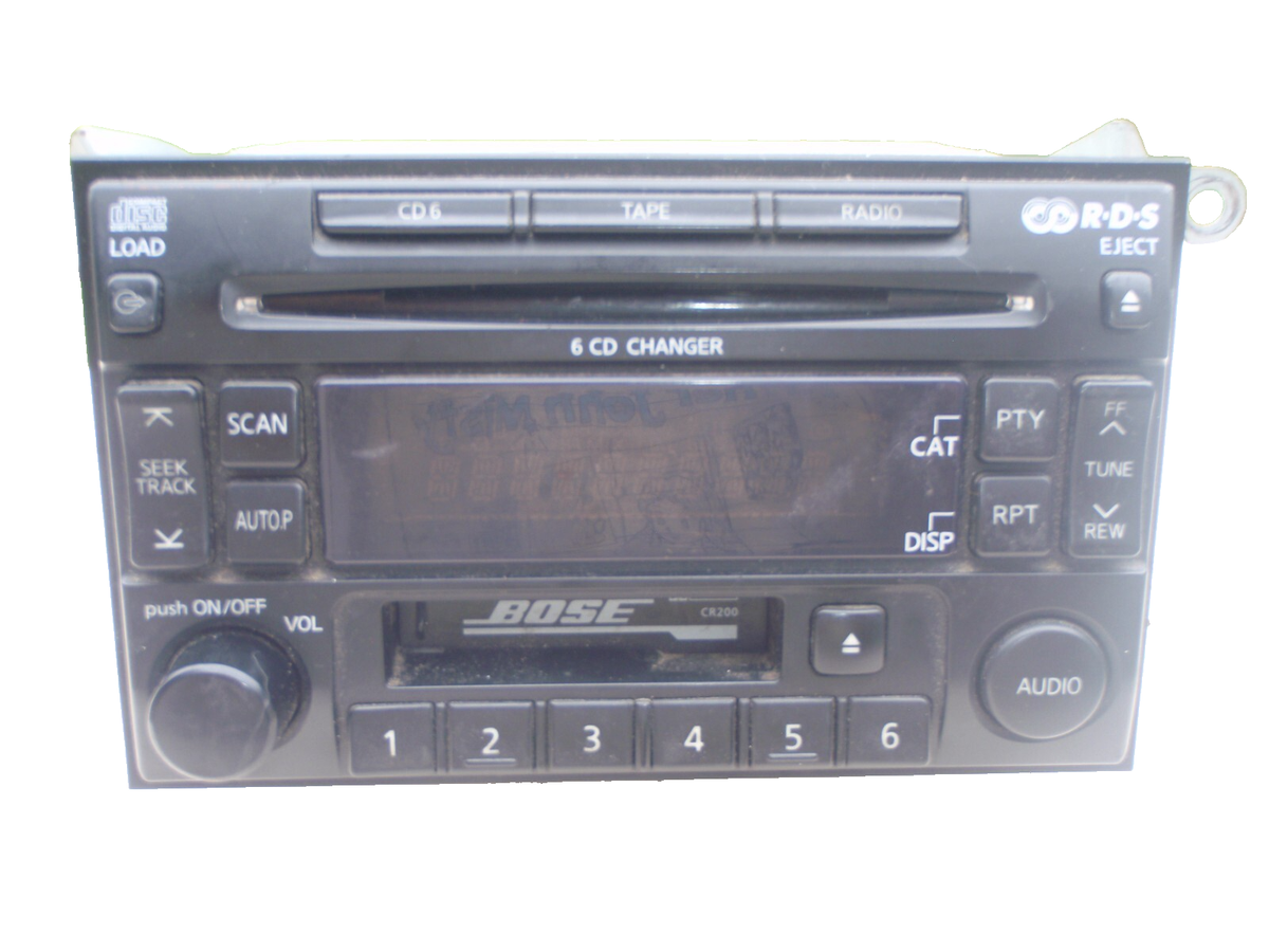 Nissan Pathfinder Infinity Qx4 Bose Radio 6 CD Changer Tape