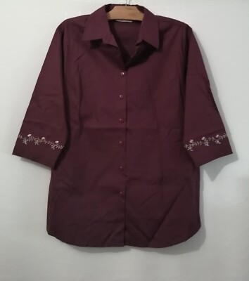 Bluse Bluse lila Baumwolle Gr.42 Your Mode (2506020)