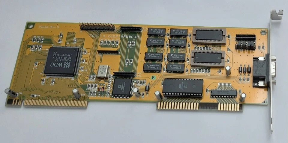 Powertech VCW33 VLB Grafikkarte (PTVAWDC33, WDC WD90C33-ZZ, 2MB, retro, 1995) - Bild 2 von 4