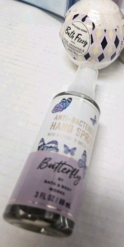 New 6 pc Bath & Body Works BUTTERFLY Set Mist Body Cream Moisturizing Wash Fizzy - Picture 7 of 11