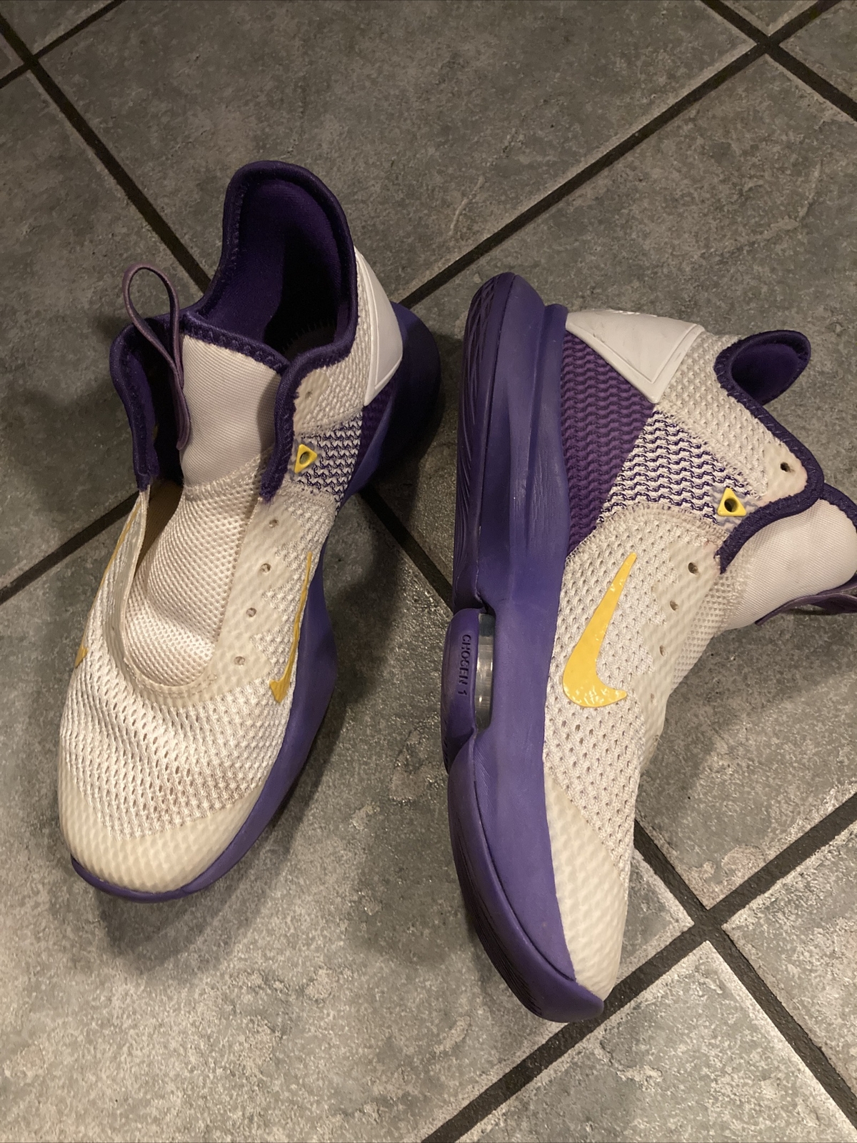 Size 7.5 - Nike LeBron Witness 4 Lakers 