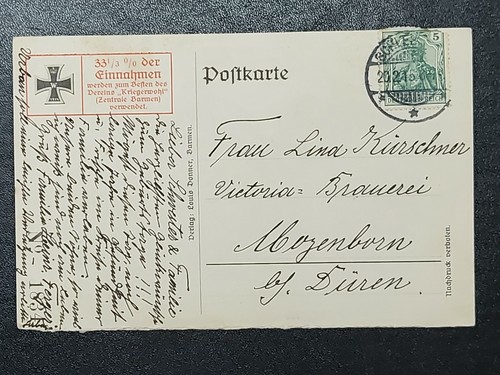 👍 1915 CHINA GERMAN POEM ON DEFEAT AT QINGDAO TO JAPANESE POSTCARD 德国青岛战败诗 - Picture 2 of 2