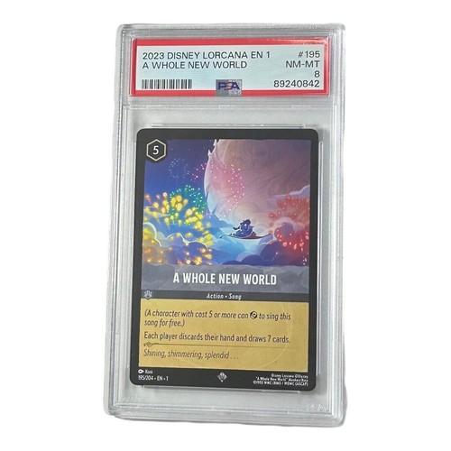 A Whole New World graded PSA 8 for sale on eBay