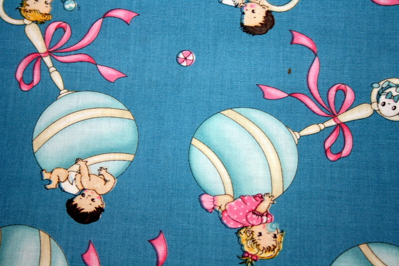 BABY BOOMERS IN BLUE GRAY FROM MICHAEL MILLER - 100% COTTON FABRIC