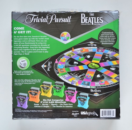 Trivial Pursuit: The Beatles Collector's Edition NEW but with CRUSHED BOX CORNER - Picture 2 of 9
