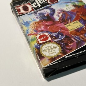Defender Of The Crown NES Game Nintendo Boxed Instruction Manual Booklet PAL
