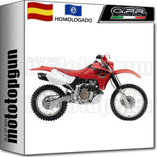 GPR TUBO DE ESCAPE HOM FURORE NEGRO HONDA XR 650 R 2000 00 2001 01 2002 02