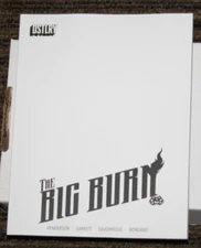 DSTLRY Big Burn #1 BLANK Sketch Cover Variant  -
