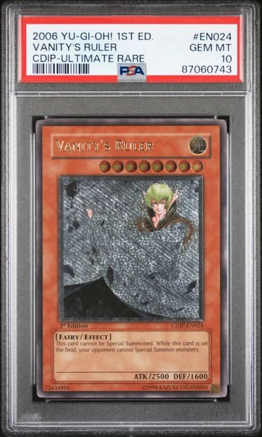 PSA Rare Yu-Gi-Oh! Individual Cards for sale