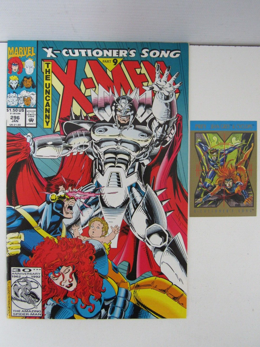 Man シングルまとめ売り Marvel Comics The Uncanny X-Men No.296 with Trading Card January