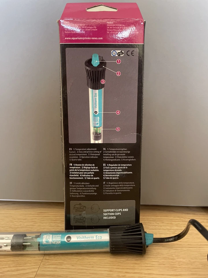 TERMO RISCALDATORE PER ACQUARIO 25W FINO A 25L - Immagine 2 di 3