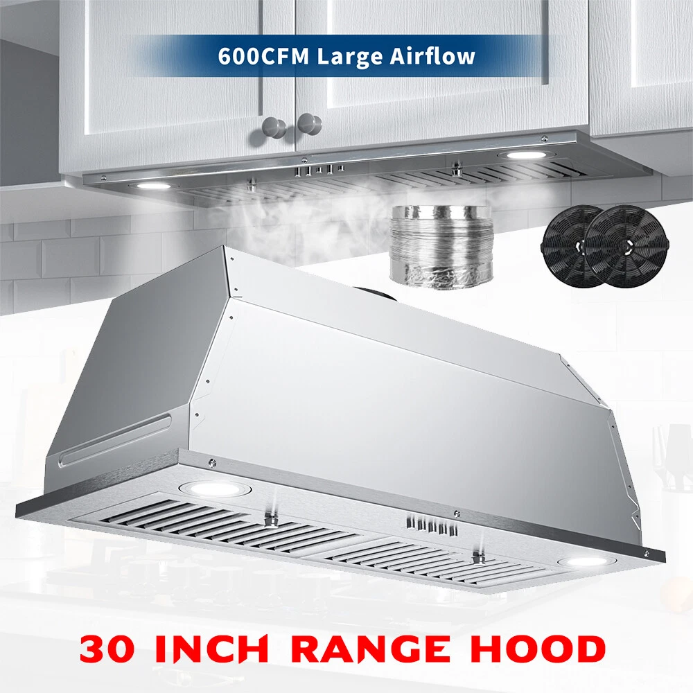 Range hood insert 30 inch,Vent Hood Insert, Range Hood with 3