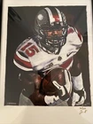 Ezekiel Elliott Litho Framed 12x18 Signed By Joshua Barton /250