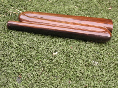 *MIT ÄSTHETISCHEN FEHLER* Z Didgeridoo Box + Tasche handgeschnitzt Hartholz Reise Kompakt - Bild 7 von 12