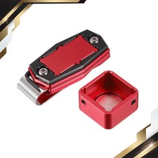 Billiard Magnetic Chalk Holder Aluminum Alloy Pool Cue Chalk Tip Case Red