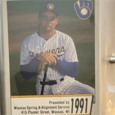 Wausau Spring Dante Bichette Brewers MLB Baseball Trading Card Lot 1991