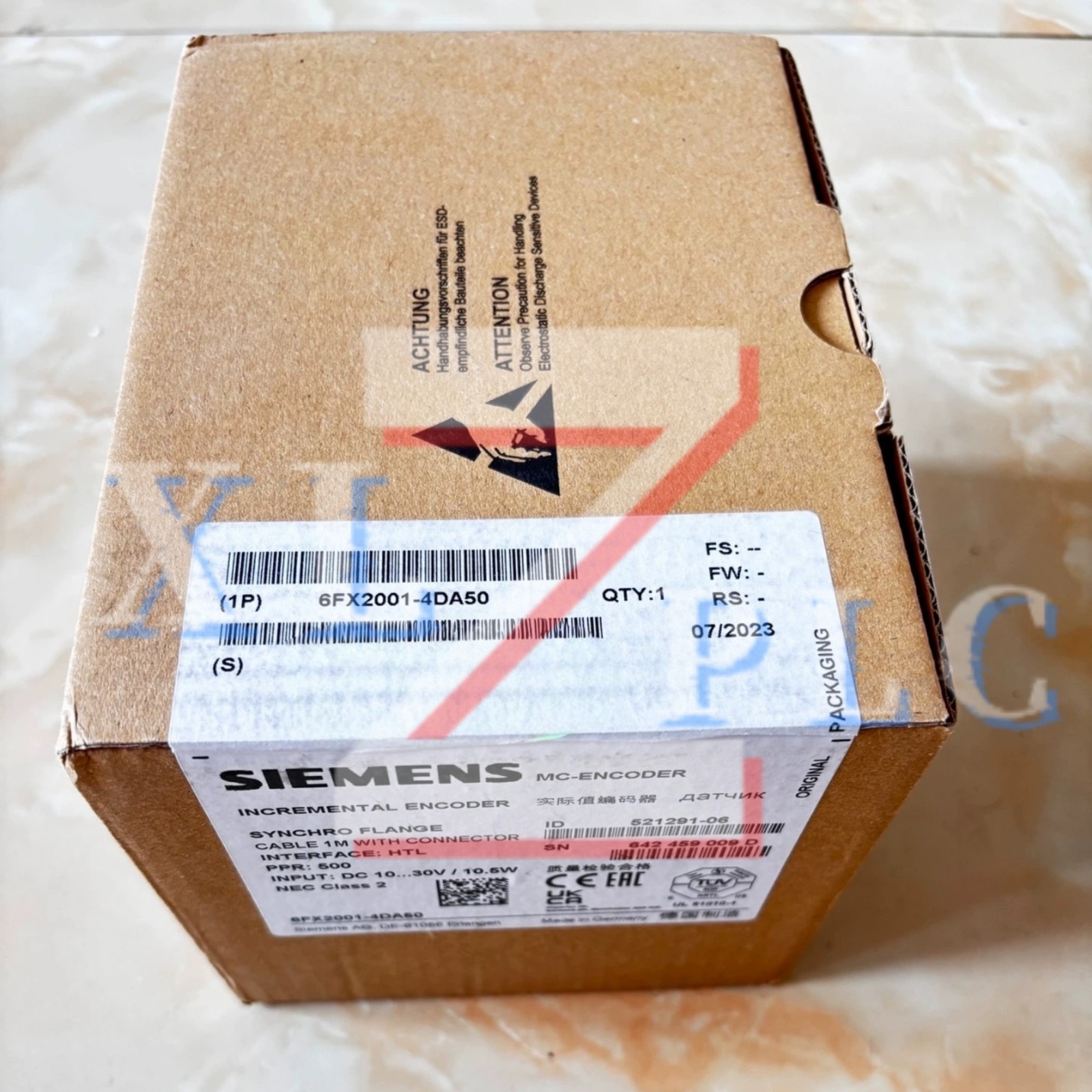 1PCS New SIEMENS 6FX2001-4DA50 Actual value encoder In Box*