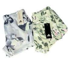 Adidas Girls Running Shorts Medium Lot of 2 New with Tags