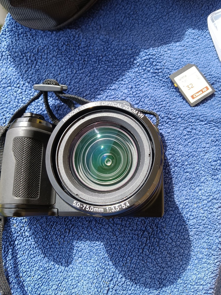 Nikon COOLPIX L105 12.1MP Digital Camera - Black for sale