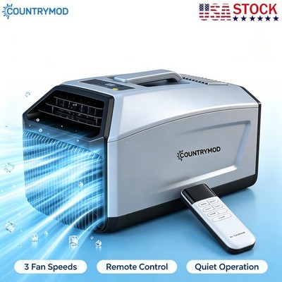 Countrymod 110V Portable Air Conditioner 5000BTU Dual Hose AC for Tent Camping