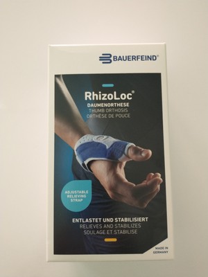 Bauerfeind RhizoLoc Daumenorthese titan rechts Gr. 2 neu ovp