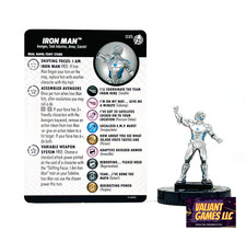 Marvel Heroclix Iron Man 035 w/ Card Captain America The Avengers Set