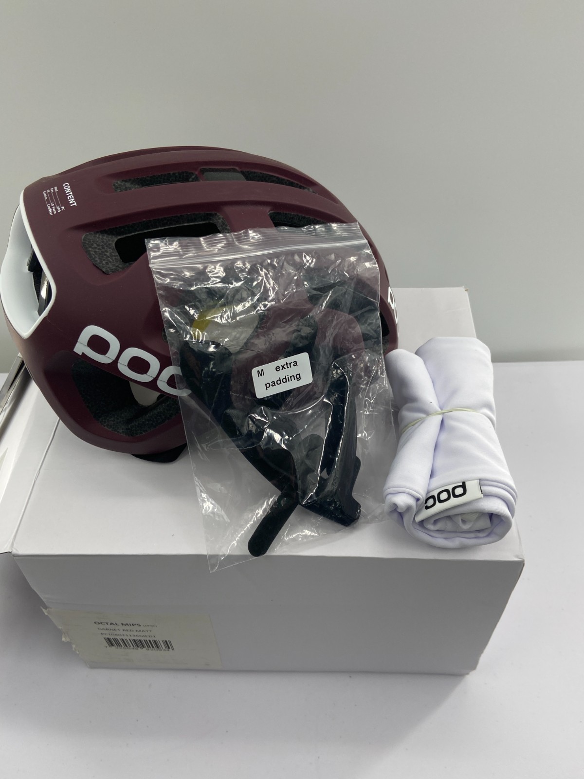 POC Octal Mips Helmet- Garnet Red Matt- Size Medium