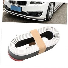 Car Front Bumper Protector Self-Adhesive Auto Pure black and white edge